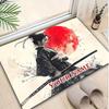 1PC Custom Name Samurai Warrior Spirit Theme Floor Mat Ideal for Living Room, Game Rooms, Office, Bedroom,Floor Mat Playful Design
