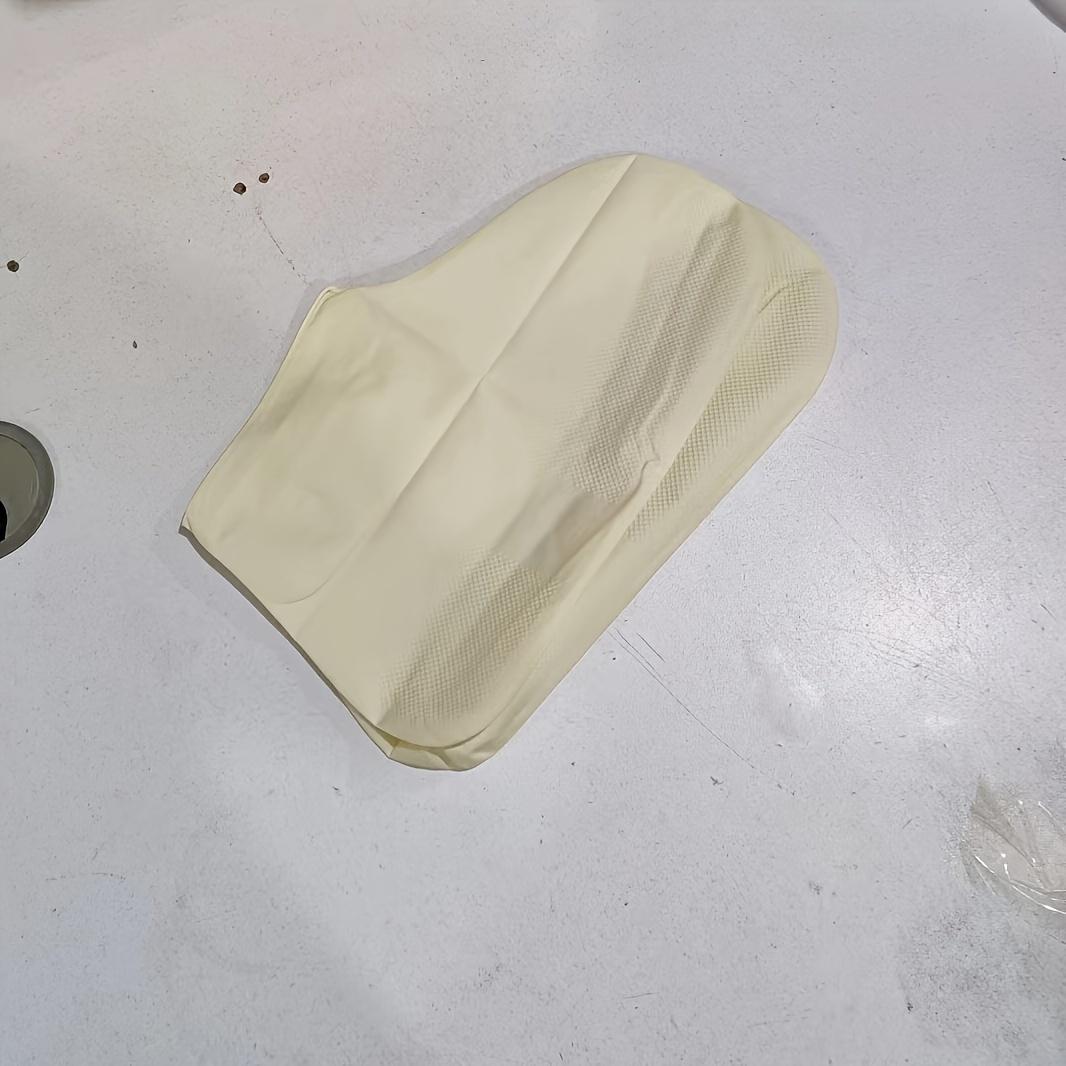 

Резиновые резиновые сапоги для улицы, силиконовые водонепроницаемые бахилы, бахилы для дождливого дня, многоразовые нескользящие дождевые сапоги One Size Fits All 34-45 белый