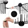 Metal Pen with Door for Small Animals Foldable Cage Run