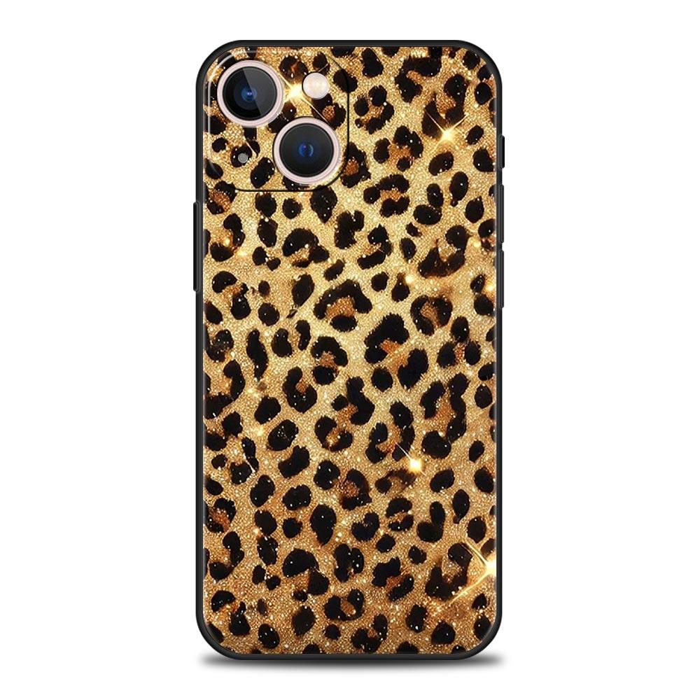 Sexy Trendy Leopard Print Phone Case For iPhone 17 Air 16 Plus 13 15 14 12 11 Pro MAX 7 8 SE Soft TPU Shockproof Cover Funda