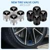 Car Sticker 2025 Hot Automobile  Aluminum Wheel Tire Valve Stem Caps Airtight Covers For Tesla Model 3 Model X Y Style Roadster