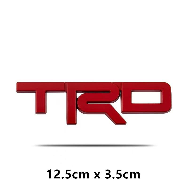 1 szt. Logo TRD Emblemat Odznaka Samochodowa Dekoracja Naklejki na Nadwozie Naklejki Stylizacyjne Akcesoria