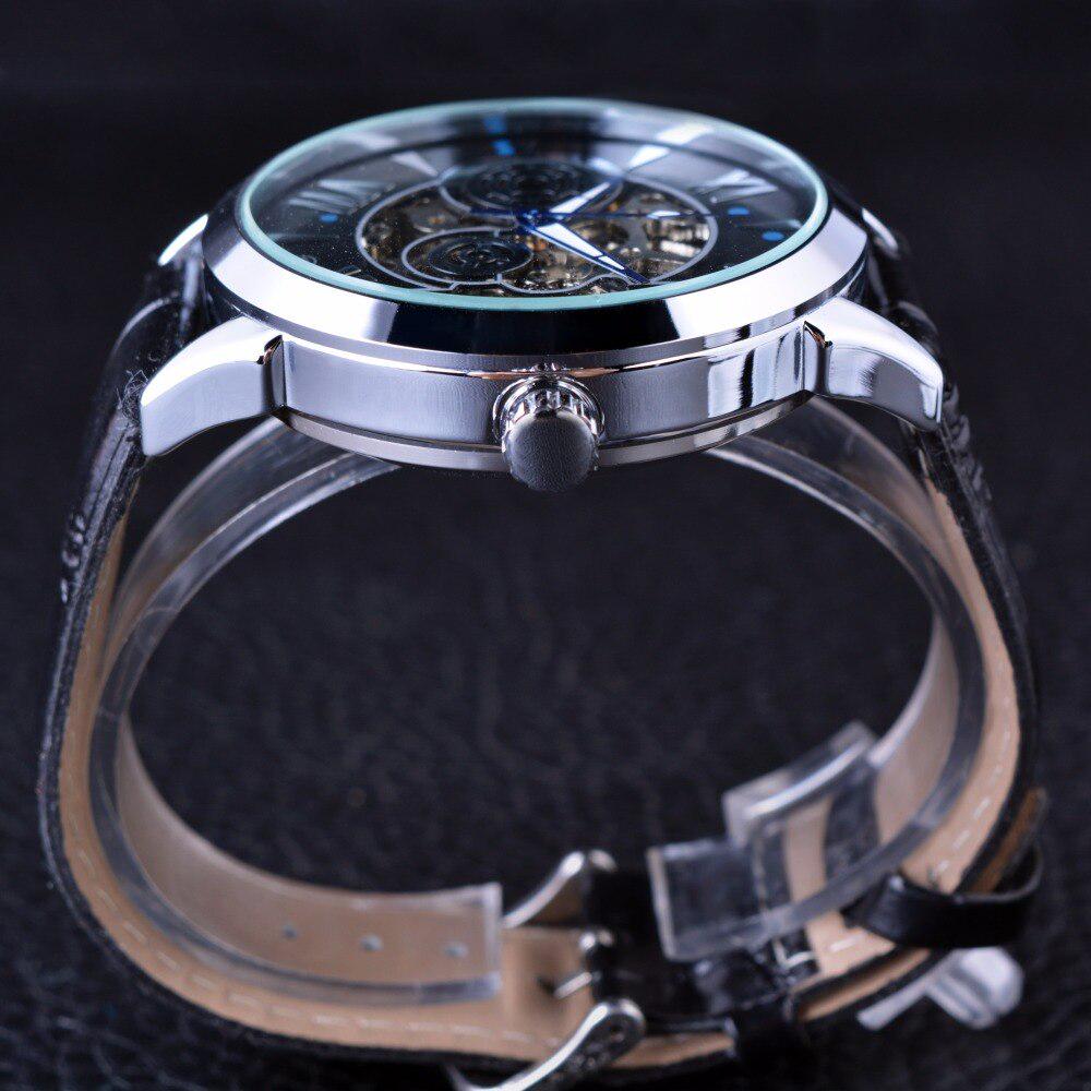 Forsining Time Space Fashion Series Skeleton Mens Watches Top Brand Luxury Clock Automatic Male Wrist Watch Automatic Watch