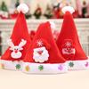 Kids Charming Christmas Hat Featuring Cute Cartoon Decorations Ideal For Parties Holiday