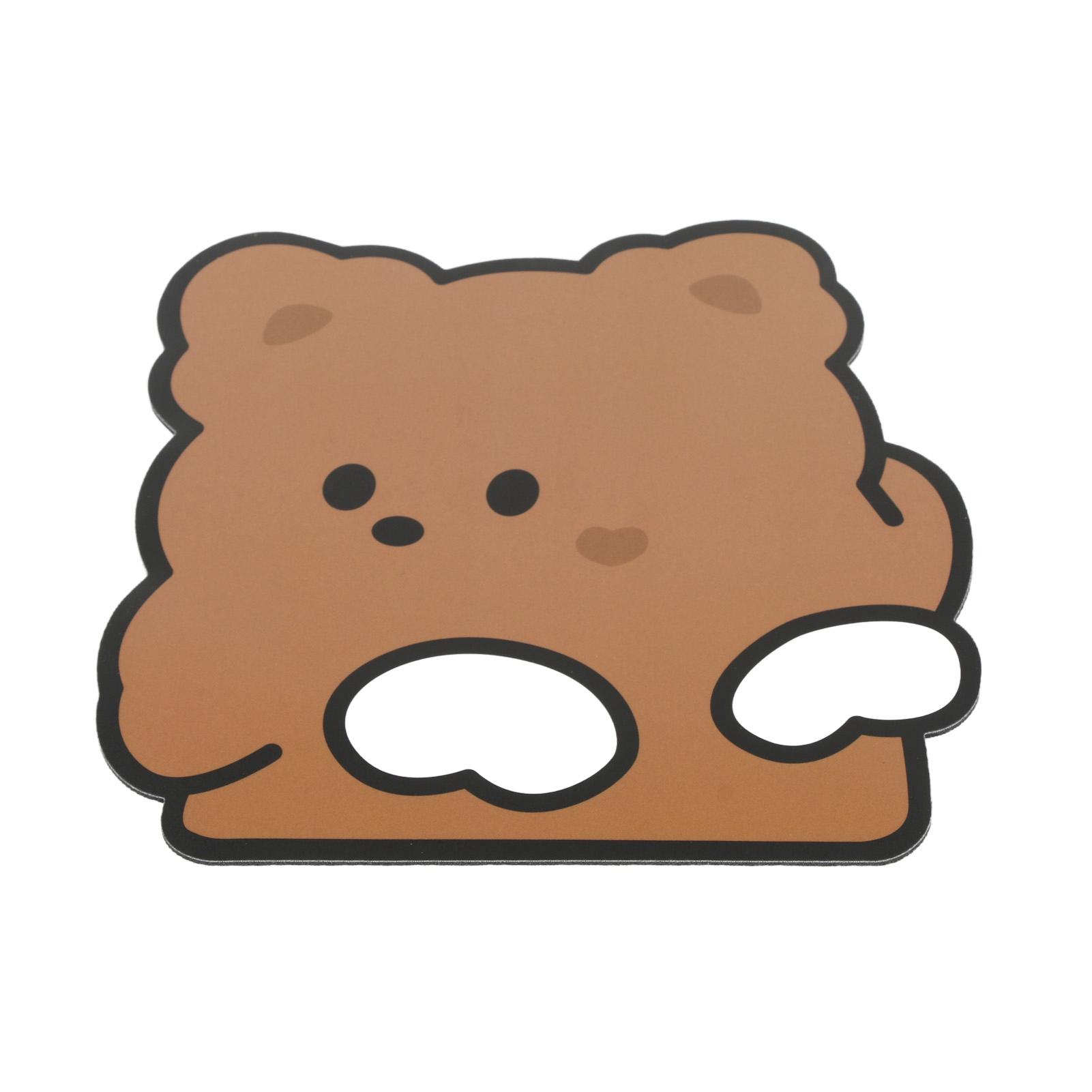 

Мультяшный коврик для мыши Милый мультяшный коврик для мыши с маленьким животным Студенческий офисный компьютер Нескользящий настольный коврик