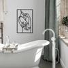 3 Pieces Metal Wall Art Abstract Woman Line Drawing Black Home Decor Living Room Kitchen Bathroom Gift
