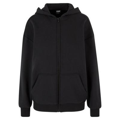 Urban Classics Damen/Damen Kuscheliger Oversized Full-Zip-Hoodie mit Reißverschluss vorne