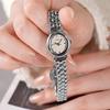 Small And Exquisite Oval Stainless Steel Strap Women'S Watch Niche High-Value Commuting Versatile Medieval Watch