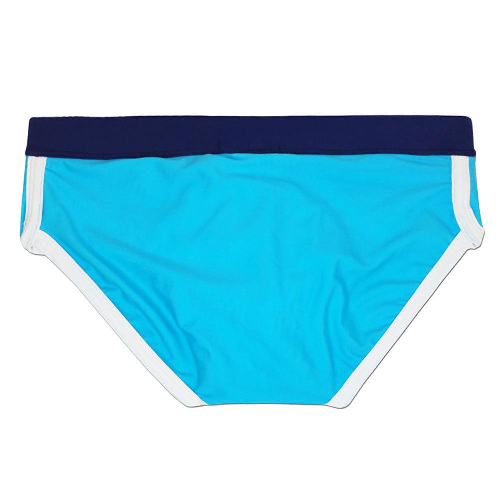 UXH Herren Farbblock Dreieck Badehose: Europäische & Amerikanische Stile, Einfarbig, Strandbikini.
