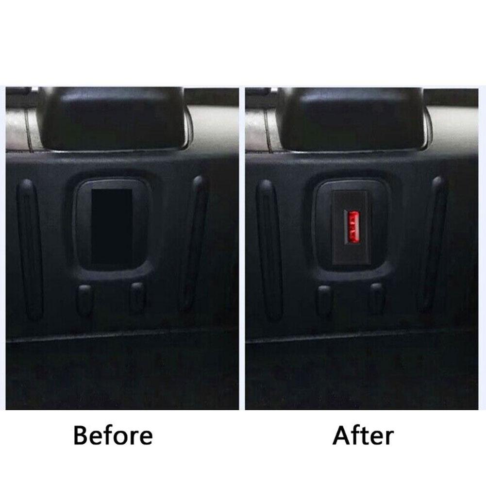 12V/24V Single USB Car Charger Socket 5V 2.4A Power Adapter Square Shape Waterproof Power Adapter Outlet For Motorcycle RV Boat