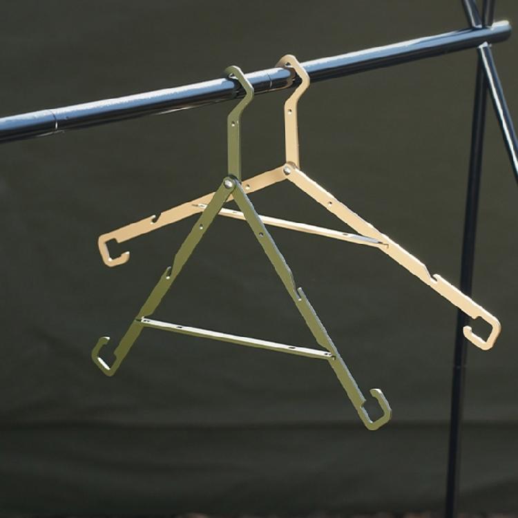 2pcs Travel Friendly Folding Hangers Travel Hangers Convenient Clothes Rack for Traveler and Outdoor Lover