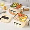 Square Noodles Container with Drain Holes Dishwasher Safe Stainless Ramen Bowl Kitchen Dining Accessory