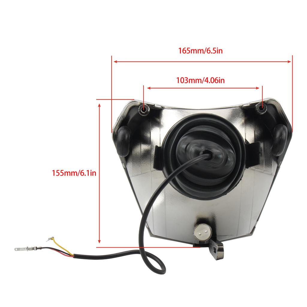 For KTM LED Motorcycle Headlight Headlamp EXC EXCF SXF SX XC XCW XCF XCFW 125 250 300 350 450 Dit Bike Accessories Enduro