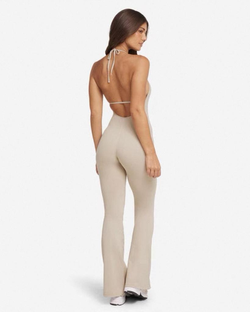 Prodyšný evropský a americký jogový oblek: Pot odvádějící, Přiléhavé, Mírně rozšířené od kolen, Zvedající hýždě, Stahující břicho, Tvarující postavu Jednodílné fitness oblečení