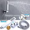 12-inch LED Rain Shower System with 6 Sprayers & Constant Temperature Control