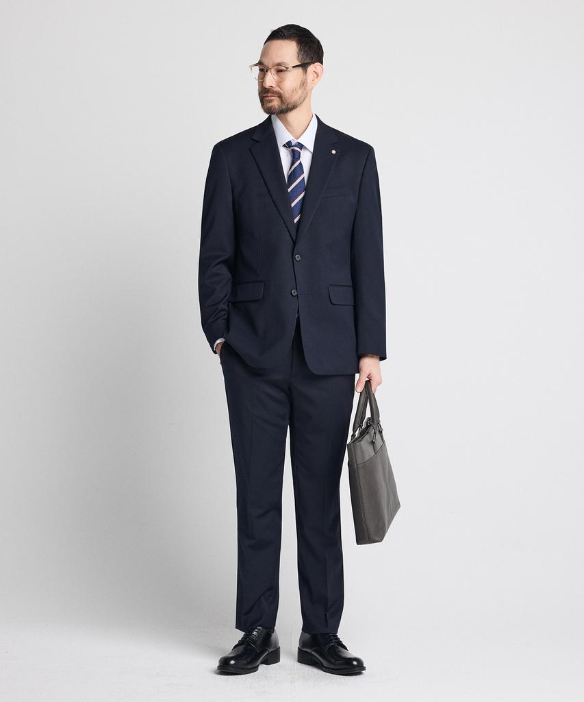 STCO Wool Four-Way Stretch Essential Formal Pants_Navy (Classic Fit)_Ssluz62Csn