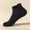 1 Pair Men's Ankle Socks Athletic Running Socks Low Cut Sports Socks Cotton Solid Color Mesh Breathable Cushioned Tab Socks