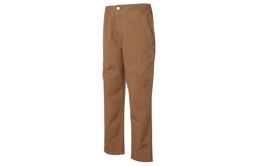 Men's Pants Nike Casual Pants Men's Brown Moderate Straight Fit Pants