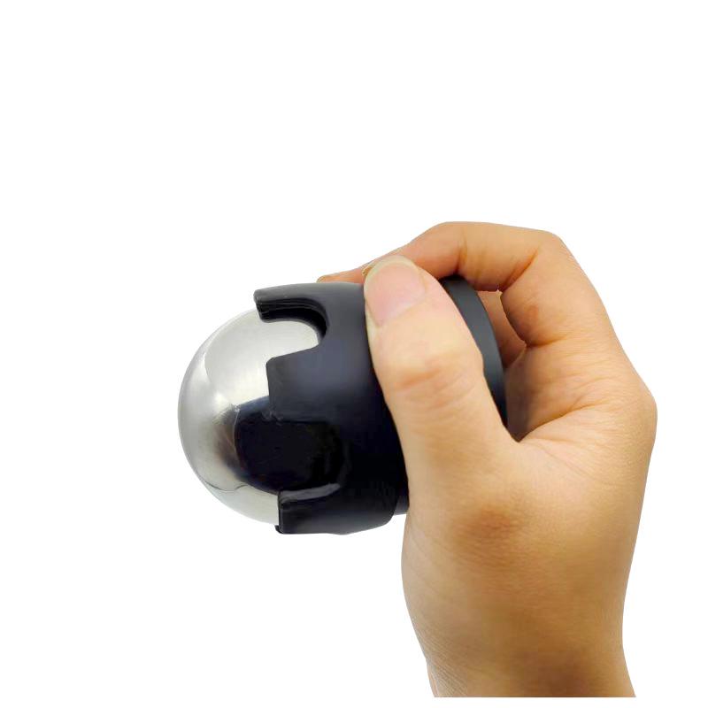 54mm Stainless Steel Six-Claw Massage Ball for Hot/Cold Acupressure & Cervical Relaxation