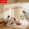 Berço/Tenda de Brincar Lanwuxian Anti-Queda com Mosquiteiro, 3 Portas