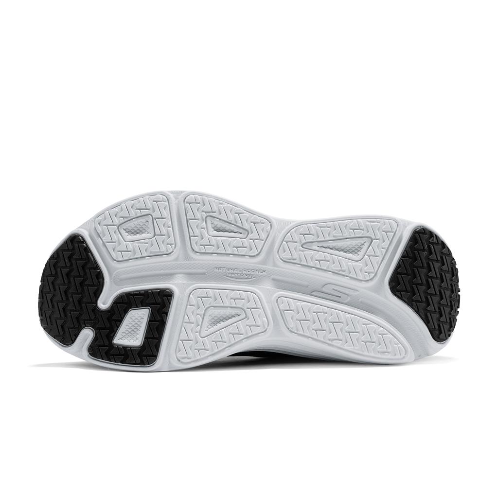 Skechers Go Series Thick Sole Round Toe Mesh Low Top Running Shoes Women Sneakers 129479-WBK