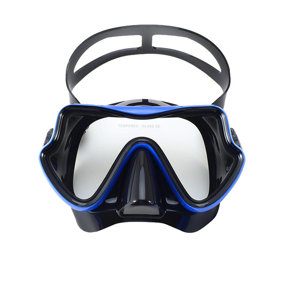 Cross-Border Anti-Fog Diving Goggles: Large Frame, Full Dry Silicone Snorkeling Mask for Adults
