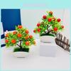 Fruit Tree Desktop Decor With Silk Material For Office And Photography Displays