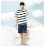 150g Pure Cotton English Bolun Youth Summer Short-Sleeved Set