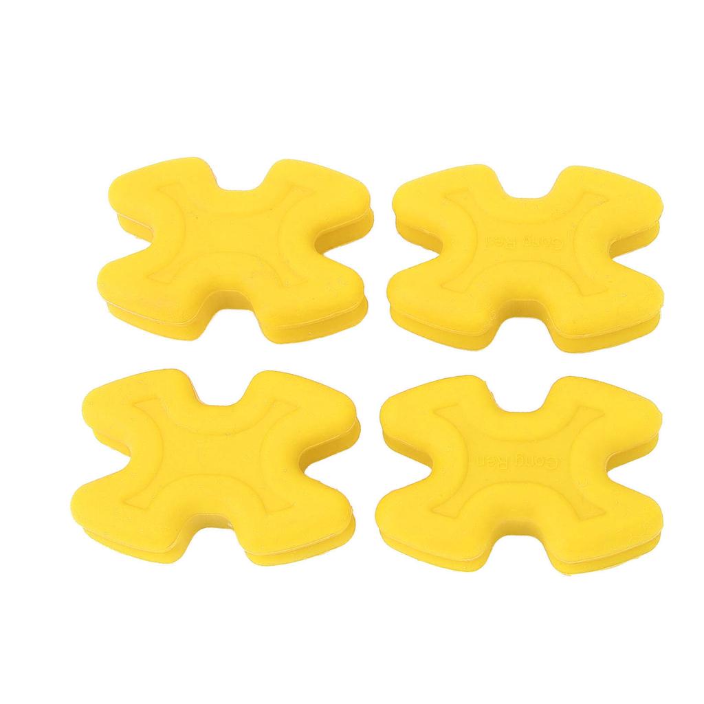 4 Stück Bogen Wurfarm Dämpfer Verschleißfest Gummi Reduzierend Geräusch Vibration Compound Bogen Wurfarm Stabilisator Schalldämpfer Gelb