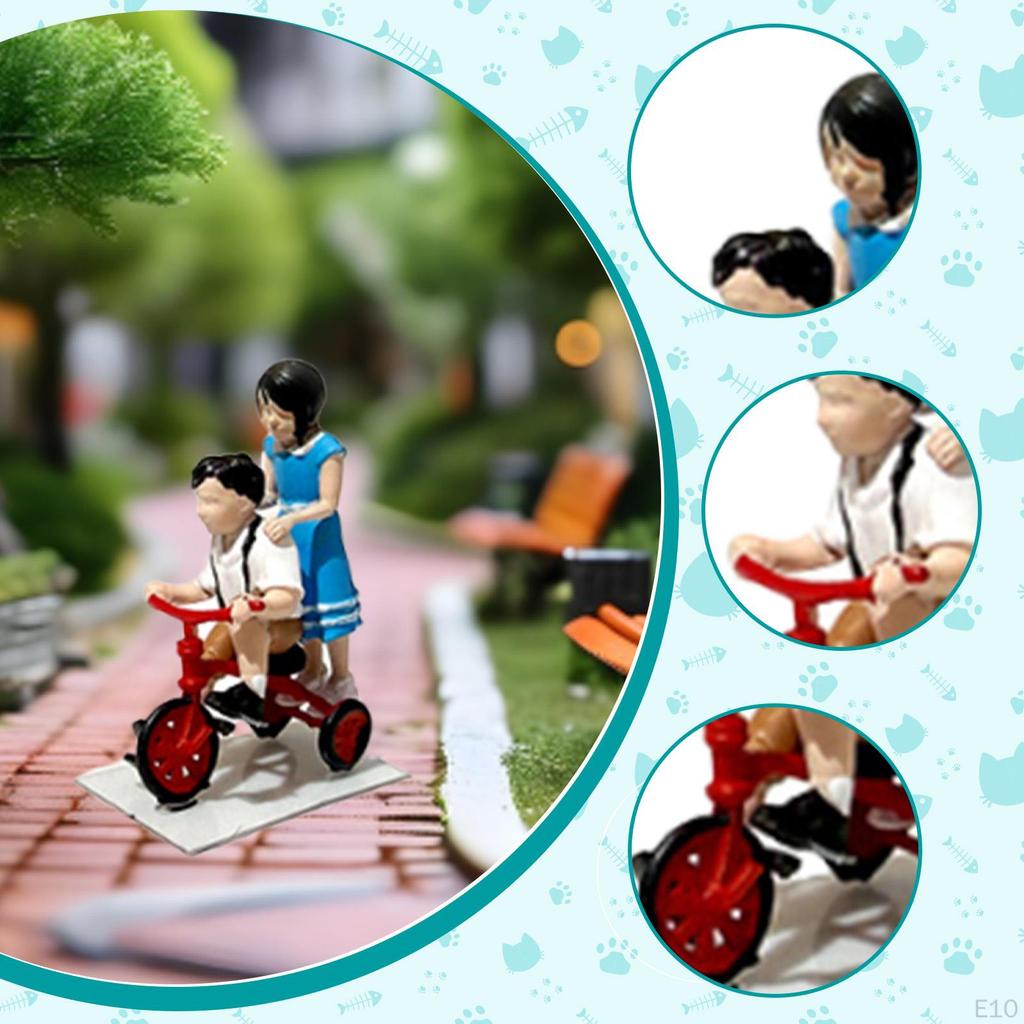 1/64 Miniature Figure Human :64 Scale Trendy Hand Painted Tiny People Figurine for Mini