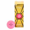 Callaway (CALLAWAY) ERC Ball Bold Pink 3 Pieces BL ERC19 BOLD PNK 3 Pieces (Pink/FF/Men's)