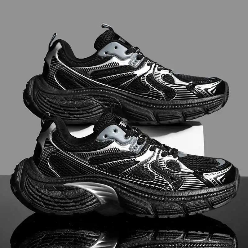 Fashion Chunky PU Leather Skate Sneakers Chunky Boots Size 44 Woman High Brand Shoes Sports Suppliers Kit Losfers Sport Casuall