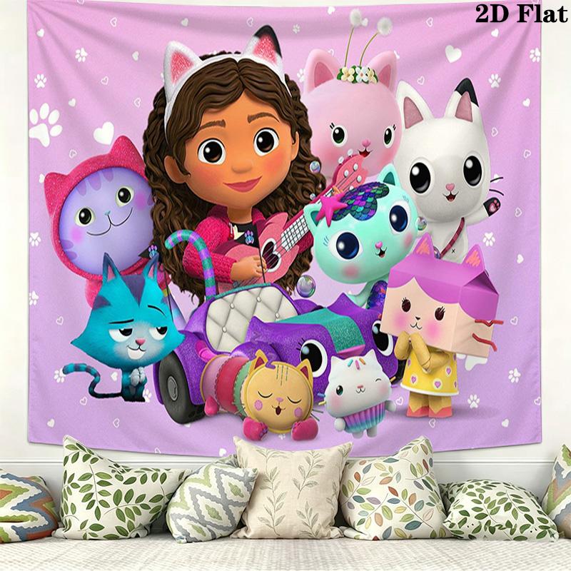 Gaby's Bubble House Muster Heimdeko Wandteppich, Wandbehang, Dekorative Wohnmobil Wandtuch.MGT0918046