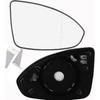 Beheiztes Spiegelglas Beifahrerseite Kompatibel mit 2011 2012 2013 2014 2015 2016 Chevrolet Chevy Cruze, Spiegel rechts mit Trägerplatte, 1er-Pack