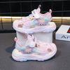 Girls' Closed-Toe Sandals Summer New Style for Young Girls and Toddlers, Soft Sole Versatile Student Shoes