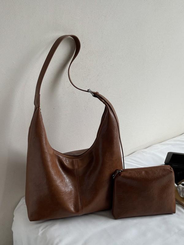 2025 Retro Large-Capacity Tote: High-End, Versatile Women's Luxury Shoulder & Crossbody Bag