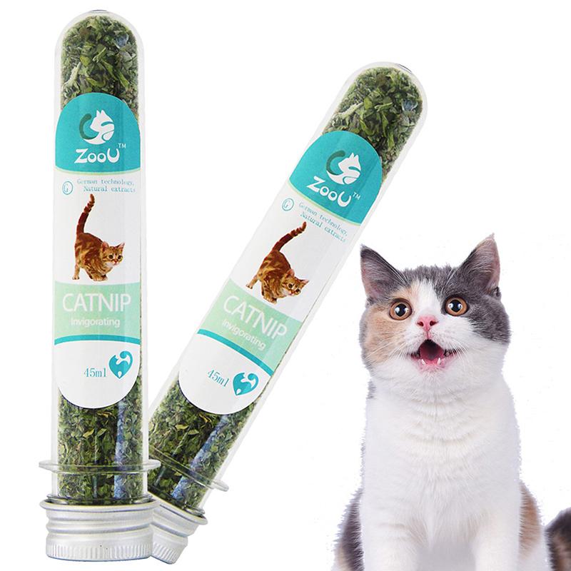 1 Stück Bio 100% Natürlich Hohe Qualität Katzenminze Rindergras Minzgeschmack Lustiges Katzenspielzeug Neues Katzenspielzeug Interaktive Katzenspielzeuge Haustierbedarf