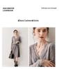 Cardigan in Pizzo e Cashmere da Donna con Scollo a V - Modello Sottile, Cashmere di Capra di Alta Qualità, Collezione Autunno/Inverno.