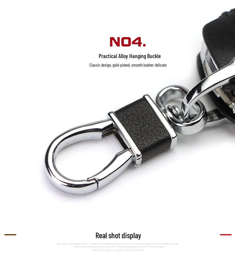 Hyundai Genuine Leather Key Case for Santa Fe, ix35, Mistra, Elantra, Reina, Veloster, Sonata
