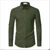 Camisa de Negocios de Manga Larga para Hombre sin Planchar - Antiarrugas y Ropa Casual de Verano