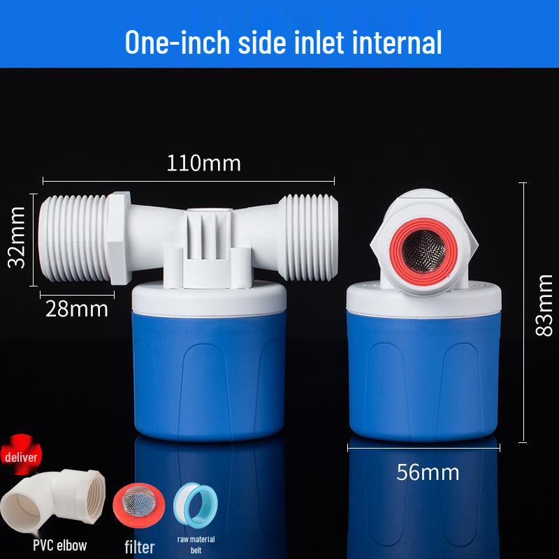 4-Point Automatic Water Level Controller with Self-Stop Float Valve for Tanks and Towers