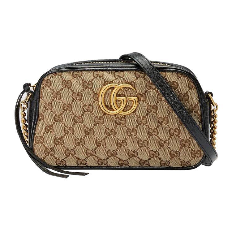 

Gucci GG Marmont Small Shoulder Bag Beige Ebony/Nero Women Shoulder_bags Tan 447632-HVKEG-9772 Basic Set (Bag+Dust Bag)