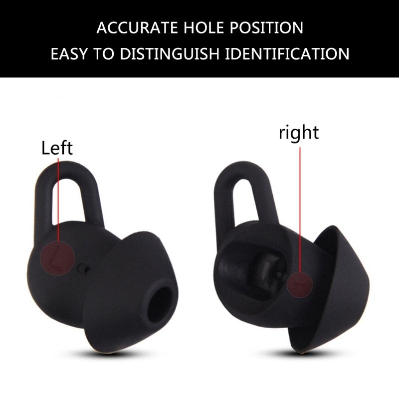 Replacement Silicone Ear Tips In Ear Headphones, Soft Comfortable Earbud Covers Enhancing Sound Isolation for Freelace 2