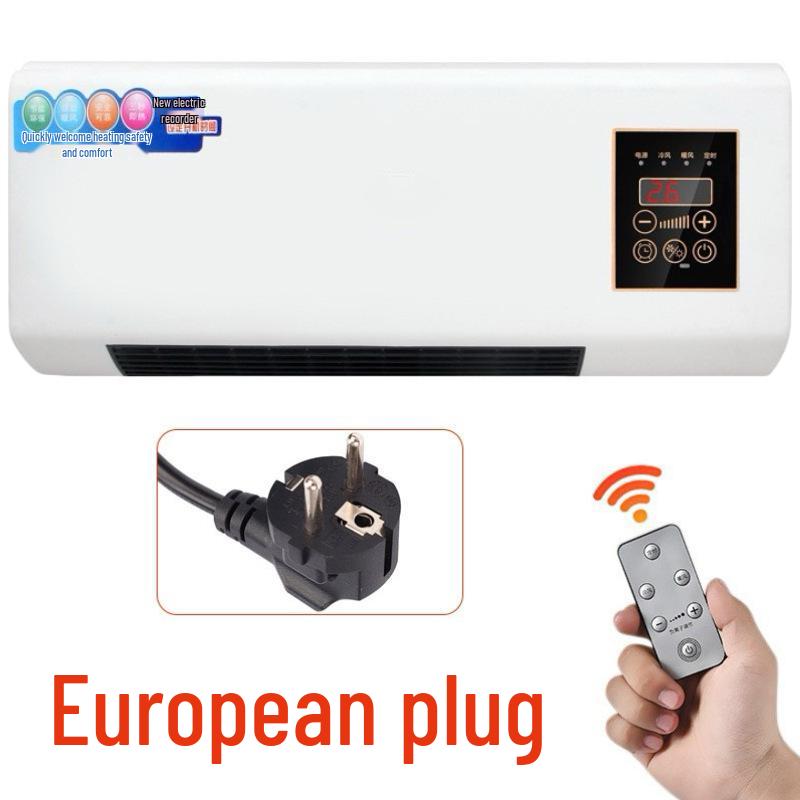 

Настенный обогреватель для ванной комнаты двойного назначения: Водонепроницаемый, Фен с холодным и теплым воздухом Touch Version with Remote Control