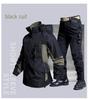 Unisex Wear-Resistant Camouflage Suit: Spring/Autumn Workwear Jacket, Plus Size, Lined for Labor Protection and Mountaineering