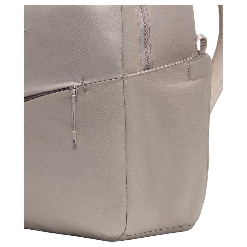 Nike Aura 24L Fashion Versatile Nylon Backpack Unisex Backpack Academy-Gray Matte-Silver HF7007-009