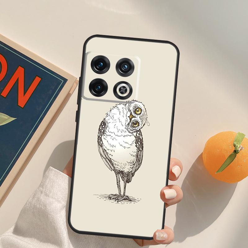 Cute Owl Cartoon Case For OnePlus 15 13 12 11 13R 12R 10T 8T 13T OnePlus Nord 5 CE 3 2 4 Lite N20 N30 Cover