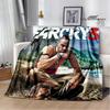 3D Spel Farcry Cartoon bedden met print Flens Warme deken zachte en comfortabele deken picknickdekens verjaardagscadeau