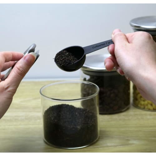 CASUAL PRODUCT Standard Glass Canister with Stainless Steel Lid, 600ml, 576867, Heat-Resistant Glass