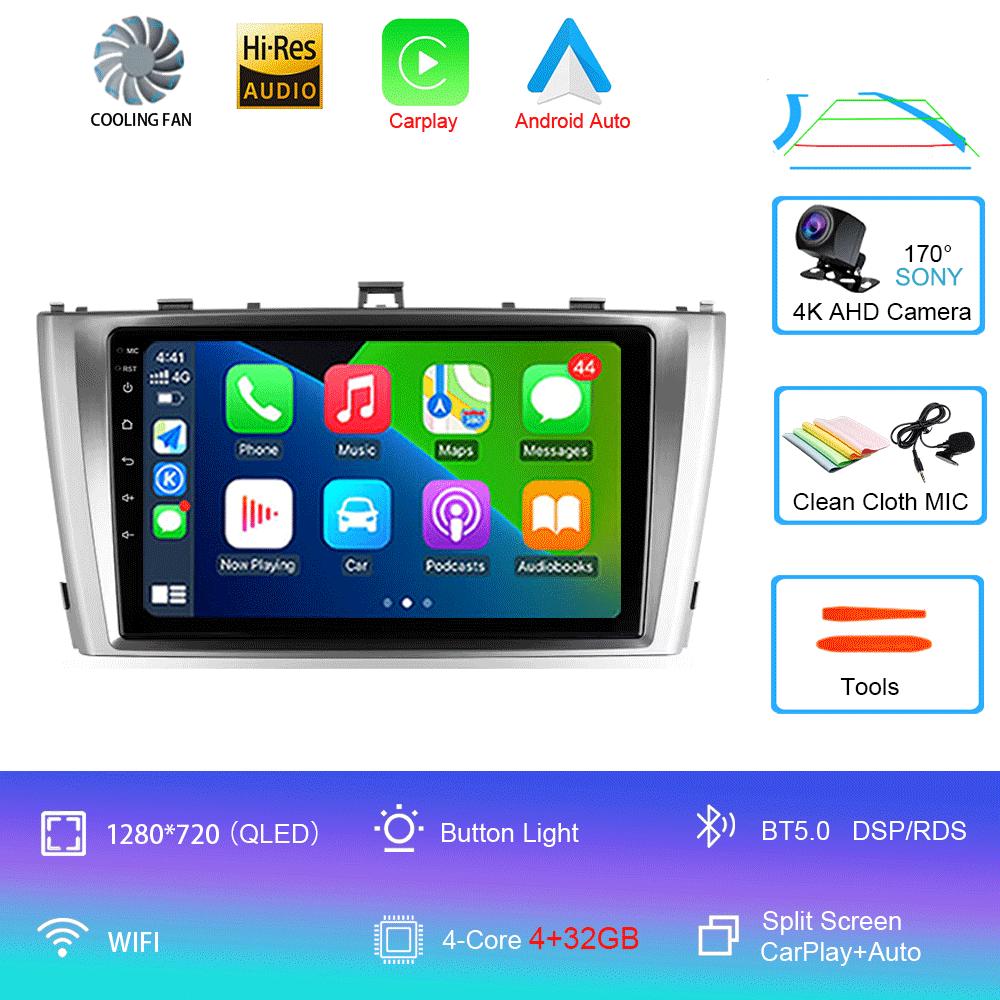 

Автомагнитола Android 14 Carplay Auto Для Toyota Avensis T27 2009 - 2015 Навигация GPS Мультимедийный плеер видео Стерео WiFi+4G BT